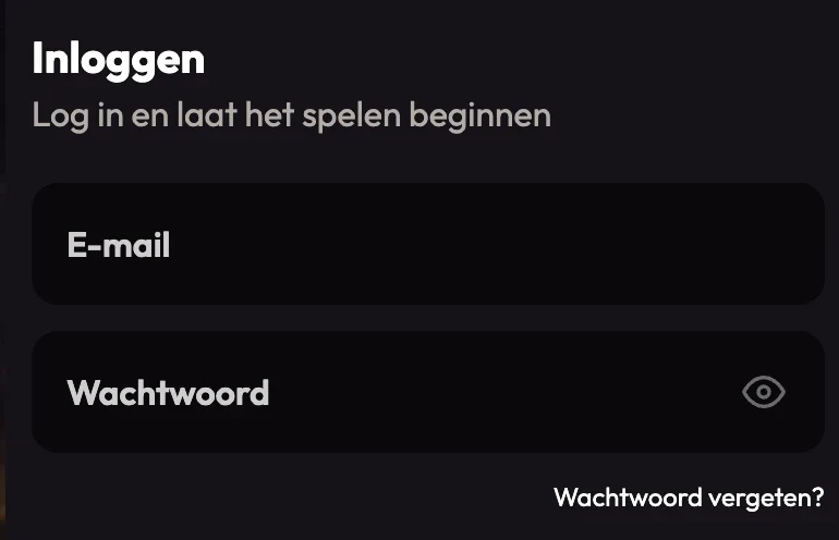 Inloggen MadCasino